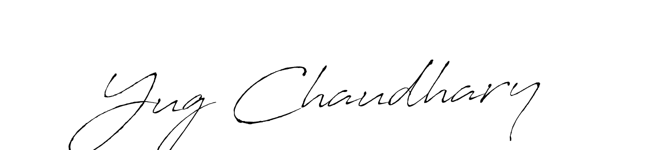 The best way (Antro_Vectra) to make a short signature is to pick only two or three words in your name. The name Yug Chaudhary include a total of six letters. For converting this name. Yug Chaudhary signature style 6 images and pictures png