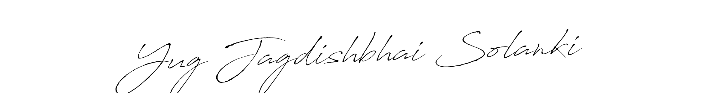 Make a short Yug Jagdishbhai Solanki signature style. Manage your documents anywhere anytime using Antro_Vectra. Create and add eSignatures, submit forms, share and send files easily. Yug Jagdishbhai Solanki signature style 6 images and pictures png