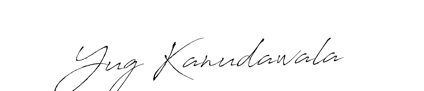 You should practise on your own different ways (Antro_Vectra) to write your name (Yug Kanudawala) in signature. don't let someone else do it for you. Yug Kanudawala signature style 6 images and pictures png