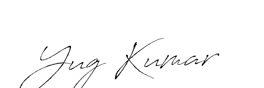 This is the best signature style for the Yug Kumar name. Also you like these signature font (Antro_Vectra). Mix name signature. Yug Kumar signature style 6 images and pictures png