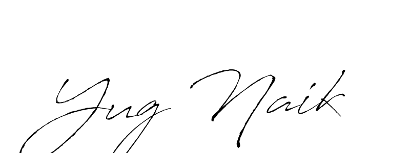 Use a signature maker to create a handwritten signature online. With this signature software, you can design (Antro_Vectra) your own signature for name Yug Naik. Yug Naik signature style 6 images and pictures png