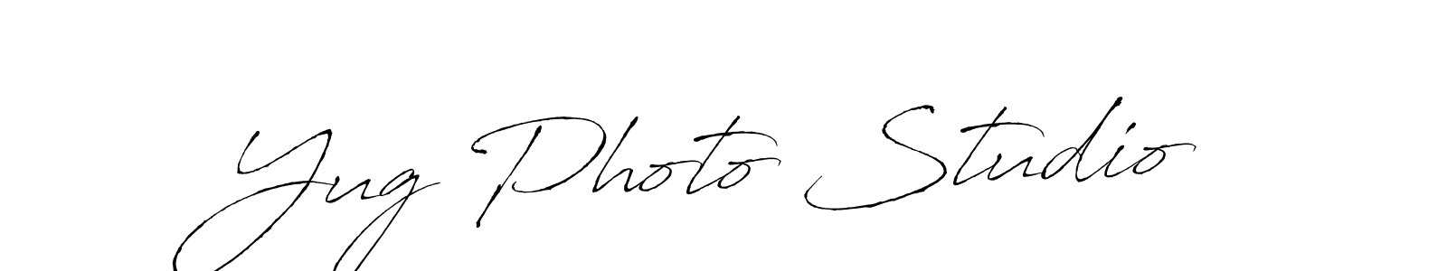 It looks lik you need a new signature style for name Yug Photo Studio. Design unique handwritten (Antro_Vectra) signature with our free signature maker in just a few clicks. Yug Photo Studio signature style 6 images and pictures png