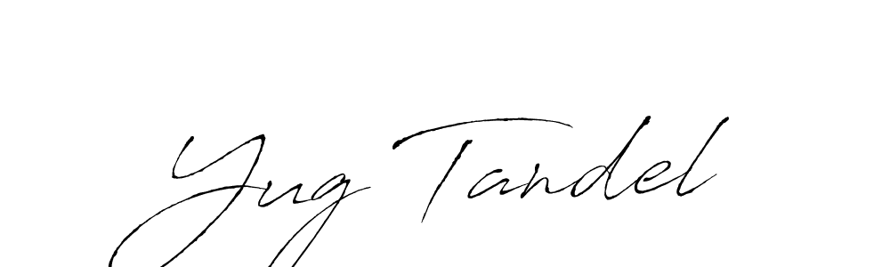You can use this online signature creator to create a handwritten signature for the name Yug Tandel. This is the best online autograph maker. Yug Tandel signature style 6 images and pictures png