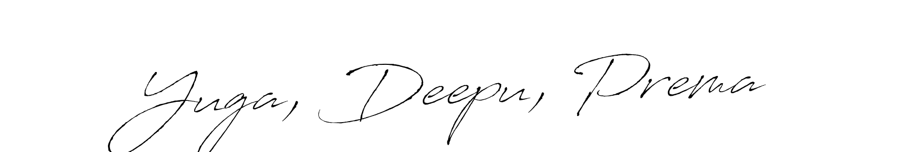 You can use this online signature creator to create a handwritten signature for the name Yuga, Deepu, Prema. This is the best online autograph maker. Yuga, Deepu, Prema signature style 6 images and pictures png