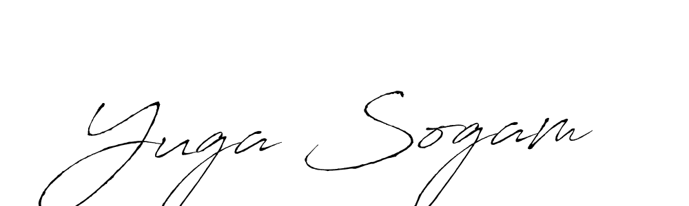 Use a signature maker to create a handwritten signature online. With this signature software, you can design (Antro_Vectra) your own signature for name Yuga Sogam. Yuga Sogam signature style 6 images and pictures png