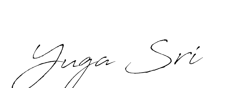 Create a beautiful signature design for name Yuga Sri. With this signature (Antro_Vectra) fonts, you can make a handwritten signature for free. Yuga Sri signature style 6 images and pictures png