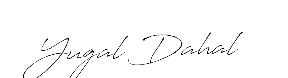 This is the best signature style for the Yugal Dahal name. Also you like these signature font (Antro_Vectra). Mix name signature. Yugal Dahal signature style 6 images and pictures png