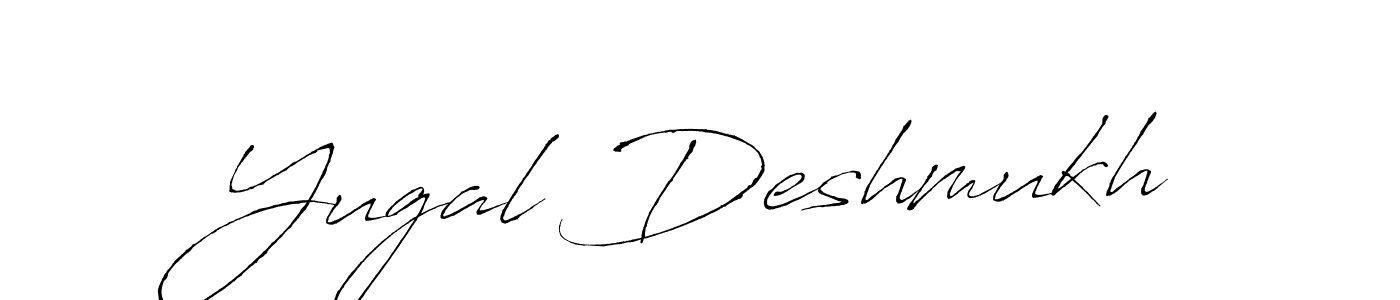 Also we have Yugal Deshmukh name is the best signature style. Create professional handwritten signature collection using Antro_Vectra autograph style. Yugal Deshmukh signature style 6 images and pictures png