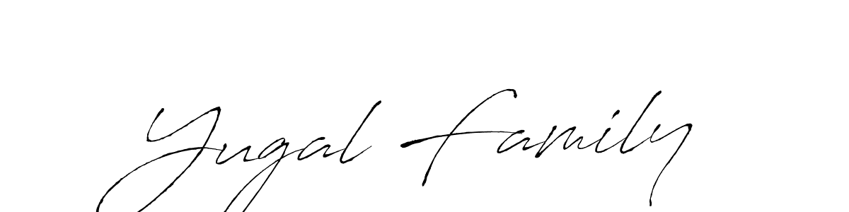 Also You can easily find your signature by using the search form. We will create Yugal Family name handwritten signature images for you free of cost using Antro_Vectra sign style. Yugal Family signature style 6 images and pictures png