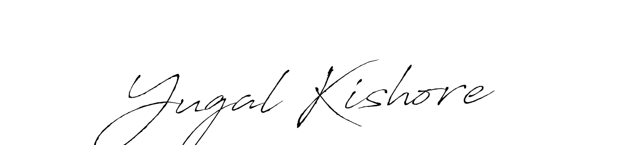 if you are searching for the best signature style for your name Yugal Kishore. so please give up your signature search. here we have designed multiple signature styles  using Antro_Vectra. Yugal Kishore signature style 6 images and pictures png