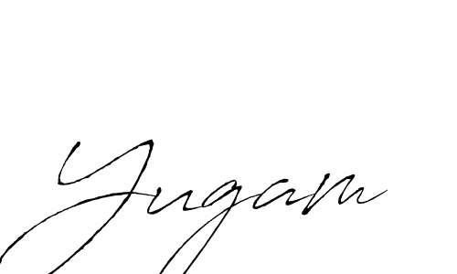 Create a beautiful signature design for name Yugam. With this signature (Antro_Vectra) fonts, you can make a handwritten signature for free. Yugam signature style 6 images and pictures png