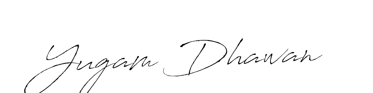 Similarly Antro_Vectra is the best handwritten signature design. Signature creator online .You can use it as an online autograph creator for name Yugam Dhawan. Yugam Dhawan signature style 6 images and pictures png