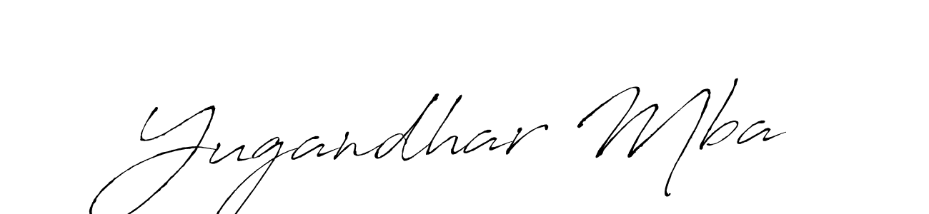 How to Draw Yugandhar Mba signature style? Antro_Vectra is a latest design signature styles for name Yugandhar Mba. Yugandhar Mba signature style 6 images and pictures png
