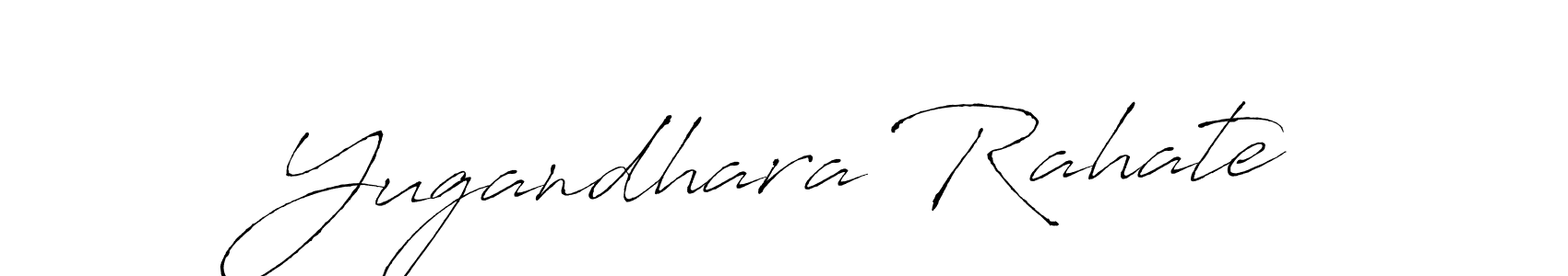Use a signature maker to create a handwritten signature online. With this signature software, you can design (Antro_Vectra) your own signature for name Yugandhara Rahate. Yugandhara Rahate signature style 6 images and pictures png