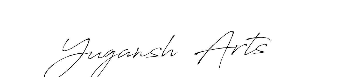 Yugansh  Arts stylish signature style. Best Handwritten Sign (Antro_Vectra) for my name. Handwritten Signature Collection Ideas for my name Yugansh  Arts. Yugansh  Arts signature style 6 images and pictures png