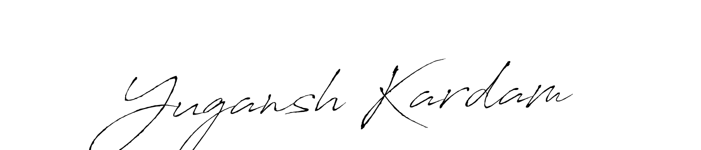 if you are searching for the best signature style for your name Yugansh Kardam. so please give up your signature search. here we have designed multiple signature styles  using Antro_Vectra. Yugansh Kardam signature style 6 images and pictures png