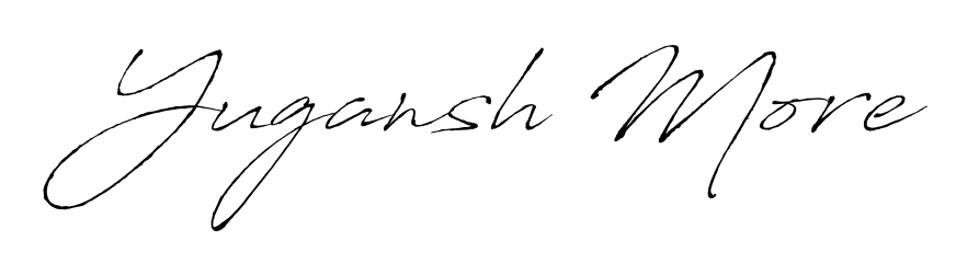 The Antro_Vectra signature style provides a bold statement for name Yugansh More. Designed for business owners, executives, and leaders. Yugansh More signature style 6 images and pictures png