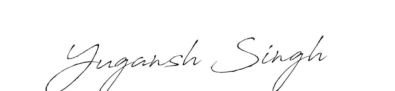 Antro_Vectra is a professional signature style that is perfect for those who want to add a touch of class to their signature. It is also a great choice for those who want to make their signature more unique. Get Yugansh Singh name to fancy signature for free. Yugansh Singh signature style 6 images and pictures png