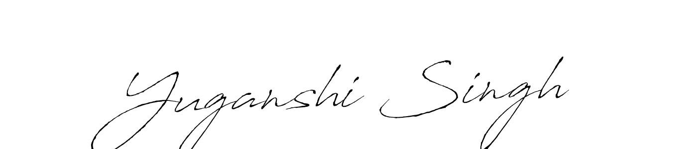 Also we have Yuganshi Singh name is the best signature style. Create professional handwritten signature collection using Antro_Vectra autograph style. Yuganshi Singh signature style 6 images and pictures png