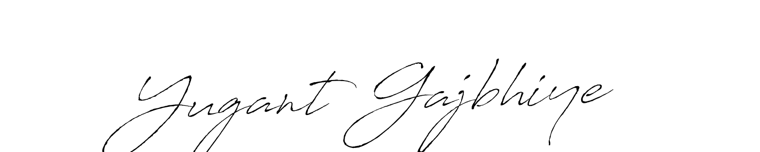 The best way (Antro_Vectra) to make a short signature is to pick only two or three words in your name. The name Yugant Gajbhiye include a total of six letters. For converting this name. Yugant Gajbhiye signature style 6 images and pictures png