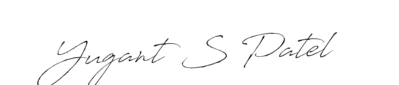 Similarly Antro_Vectra is the best handwritten signature design. Signature creator online .You can use it as an online autograph creator for name Yugant S Patel. Yugant S Patel signature style 6 images and pictures png