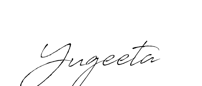 The best way (Antro_Vectra) to make a short signature is to pick only two or three words in your name. The name Yugeeta include a total of six letters. For converting this name. Yugeeta signature style 6 images and pictures png