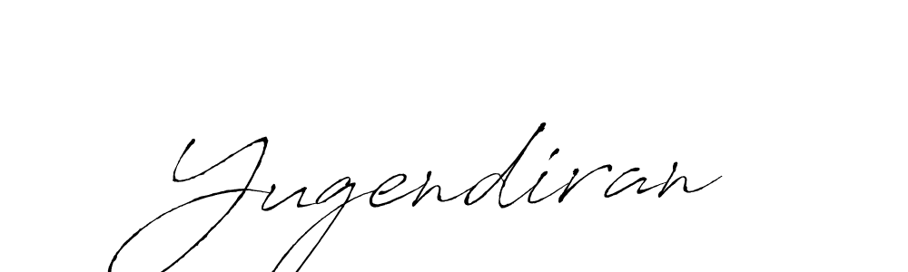 How to make Yugendiran signature? Antro_Vectra is a professional autograph style. Create handwritten signature for Yugendiran name. Yugendiran signature style 6 images and pictures png