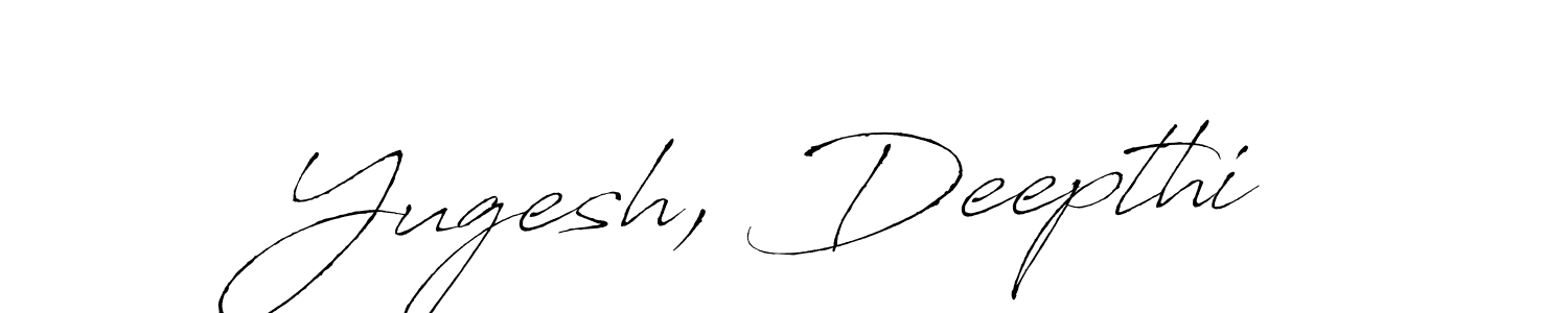 It looks lik you need a new signature style for name Yugesh, Deepthi. Design unique handwritten (Antro_Vectra) signature with our free signature maker in just a few clicks. Yugesh, Deepthi signature style 6 images and pictures png