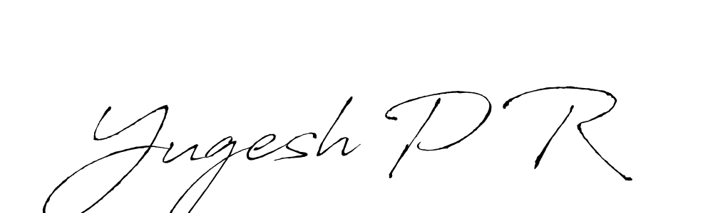 How to Draw Yugesh P R signature style? Antro_Vectra is a latest design signature styles for name Yugesh P R. Yugesh P R signature style 6 images and pictures png
