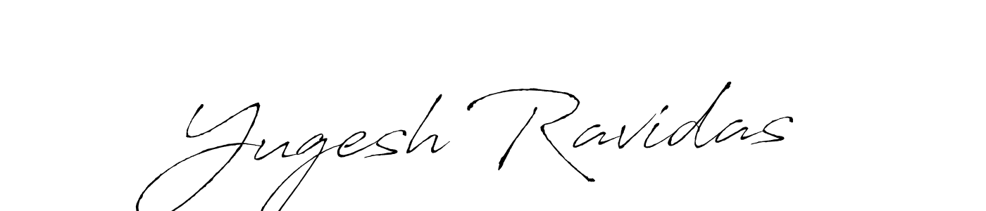 Design your own signature with our free online signature maker. With this signature software, you can create a handwritten (Antro_Vectra) signature for name Yugesh Ravidas. Yugesh Ravidas signature style 6 images and pictures png