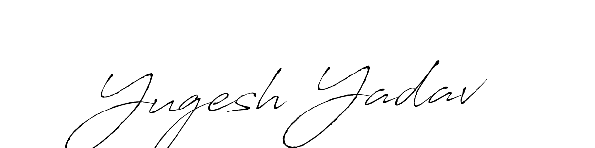 How to make Yugesh Yadav signature? Antro_Vectra is a professional autograph style. Create handwritten signature for Yugesh Yadav name. Yugesh Yadav signature style 6 images and pictures png