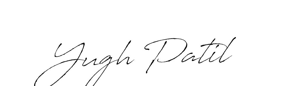 Similarly Antro_Vectra is the best handwritten signature design. Signature creator online .You can use it as an online autograph creator for name Yugh Patil. Yugh Patil signature style 6 images and pictures png