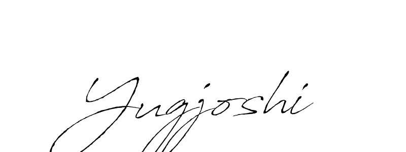 Design your own signature with our free online signature maker. With this signature software, you can create a handwritten (Antro_Vectra) signature for name Yugjoshi. Yugjoshi signature style 6 images and pictures png