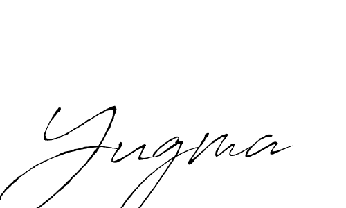 Make a beautiful signature design for name Yugma. With this signature (Antro_Vectra) style, you can create a handwritten signature for free. Yugma signature style 6 images and pictures png