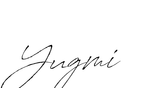 Design your own signature with our free online signature maker. With this signature software, you can create a handwritten (Antro_Vectra) signature for name Yugmi. Yugmi signature style 6 images and pictures png