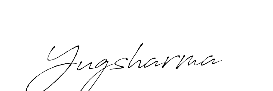 if you are searching for the best signature style for your name Yugsharma. so please give up your signature search. here we have designed multiple signature styles  using Antro_Vectra. Yugsharma signature style 6 images and pictures png