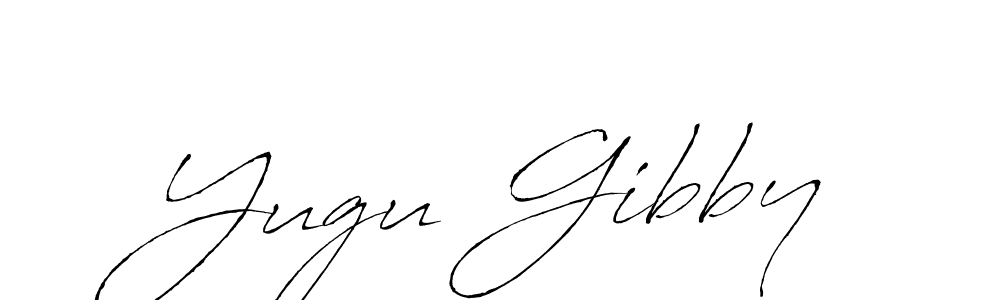 You should practise on your own different ways (Antro_Vectra) to write your name (Yugu Gibby) in signature. don't let someone else do it for you. Yugu Gibby signature style 6 images and pictures png