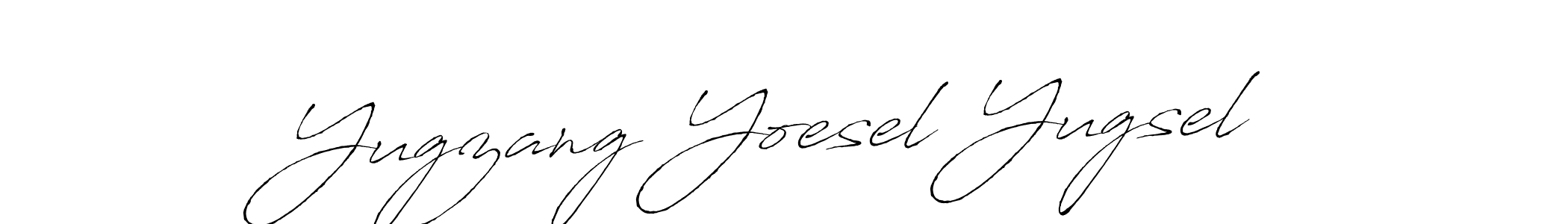 The best way (Antro_Vectra) to make a short signature is to pick only two or three words in your name. The name Yugzang Yoesel Yugsel include a total of six letters. For converting this name. Yugzang Yoesel Yugsel signature style 6 images and pictures png
