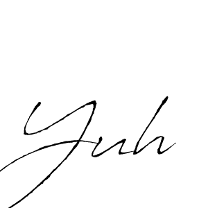 Also we have Yuh name is the best signature style. Create professional handwritten signature collection using Antro_Vectra autograph style. Yuh signature style 6 images and pictures png