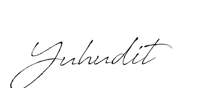 Create a beautiful signature design for name Yuhudit. With this signature (Antro_Vectra) fonts, you can make a handwritten signature for free. Yuhudit signature style 6 images and pictures png