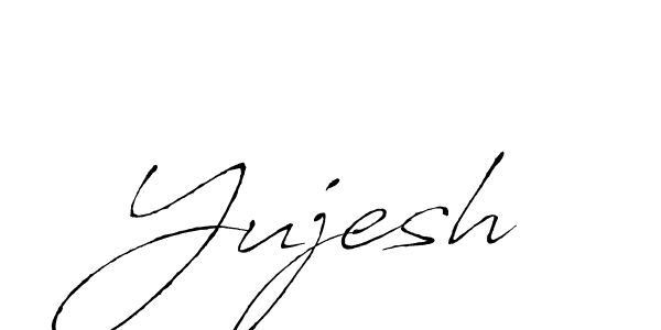 Antro_Vectra is a professional signature style that is perfect for those who want to add a touch of class to their signature. It is also a great choice for those who want to make their signature more unique. Get Yujesh name to fancy signature for free. Yujesh signature style 6 images and pictures png