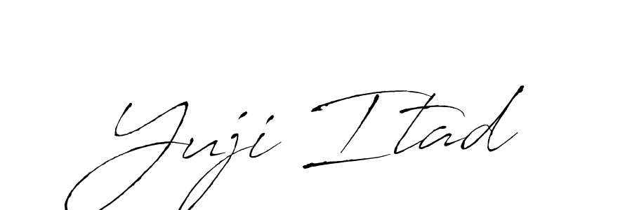 Design your own signature with our free online signature maker. With this signature software, you can create a handwritten (Antro_Vectra) signature for name Yuji Itad. Yuji Itad signature style 6 images and pictures png