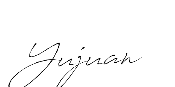 How to make Yujuan signature? Antro_Vectra is a professional autograph style. Create handwritten signature for Yujuan name. Yujuan signature style 6 images and pictures png