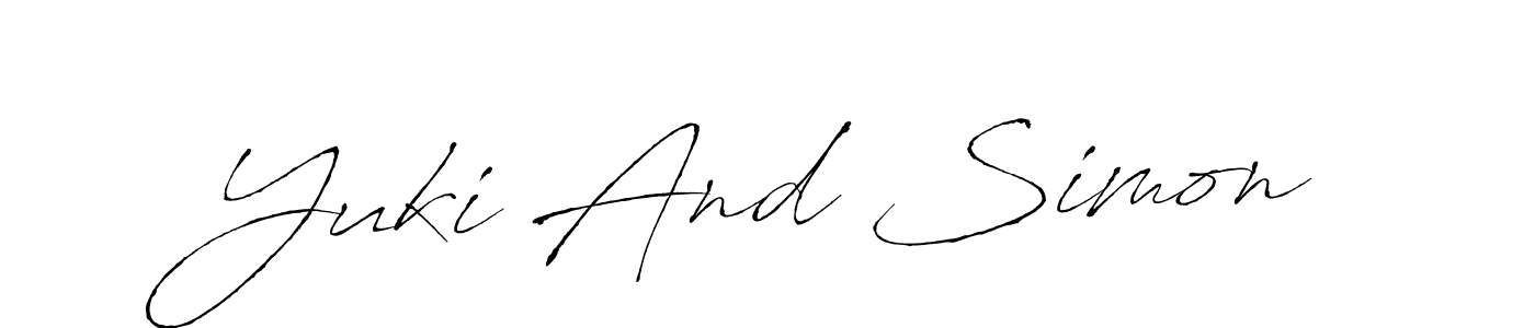 Here are the top 10 professional signature styles for the name Yuki And Simon. These are the best autograph styles you can use for your name. Yuki And Simon signature style 6 images and pictures png