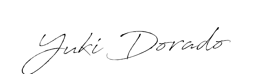 Create a beautiful signature design for name Yuki Dorado. With this signature (Antro_Vectra) fonts, you can make a handwritten signature for free. Yuki Dorado signature style 6 images and pictures png