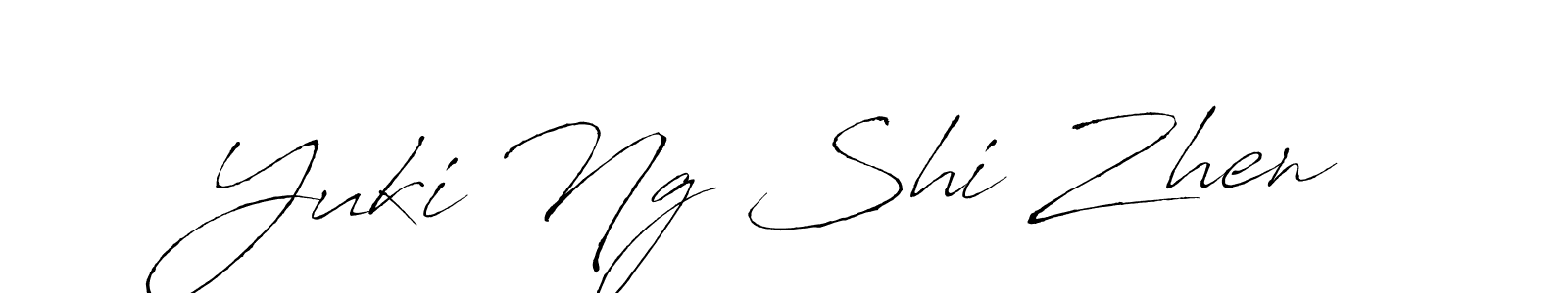The best way (Antro_Vectra) to make a short signature is to pick only two or three words in your name. The name Yuki Ng Shi Zhen include a total of six letters. For converting this name. Yuki Ng Shi Zhen signature style 6 images and pictures png