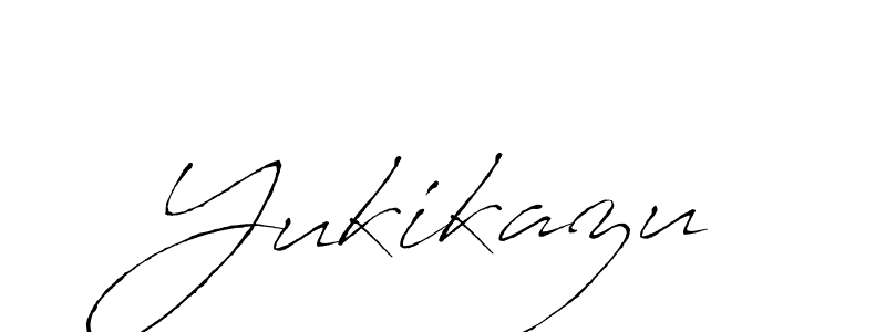 Use a signature maker to create a handwritten signature online. With this signature software, you can design (Antro_Vectra) your own signature for name Yukikazu. Yukikazu signature style 6 images and pictures png