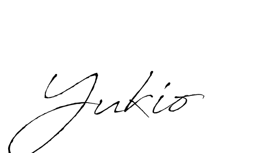 How to make Yukio signature? Antro_Vectra is a professional autograph style. Create handwritten signature for Yukio name. Yukio signature style 6 images and pictures png