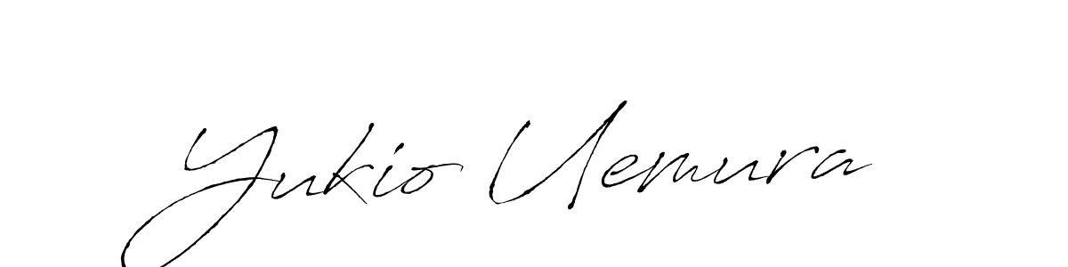 How to make Yukio Uemura name signature. Use Antro_Vectra style for creating short signs online. This is the latest handwritten sign. Yukio Uemura signature style 6 images and pictures png