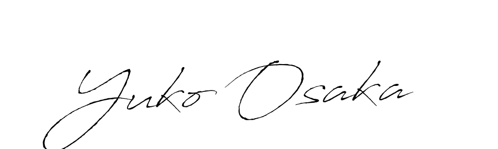 Use a signature maker to create a handwritten signature online. With this signature software, you can design (Antro_Vectra) your own signature for name Yuko Osaka. Yuko Osaka signature style 6 images and pictures png